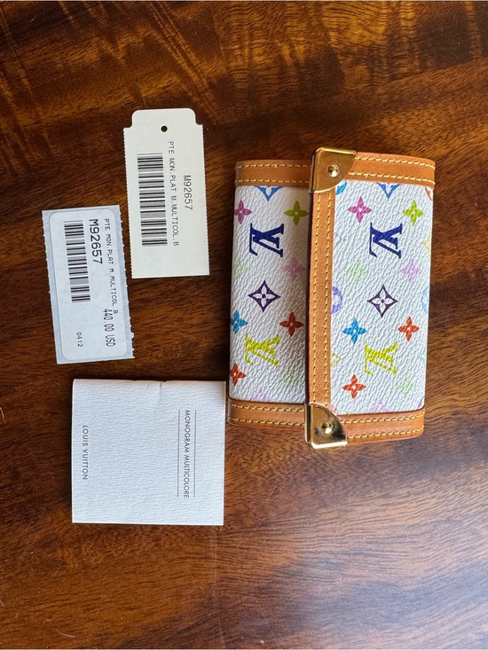 Louis Vuitton Handbags - Louis Vuitton Multicolor Monogram Small Wallet — White with Multicolor Print